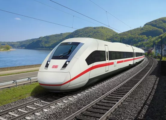 Bild: Innovative Technik des Nürberger Unternehmens NORIS im neuen ICx der Deutschen Bahn AG