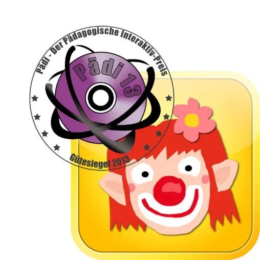 Kinderapp Meine 1. App – Band 2 Zirkus erhält das Gütesiegel PÄDI 2013 Bild: Kinderapp Meine 1. App – Band 2 Zirkus erhält das Gütesiegel PÄDI 2013