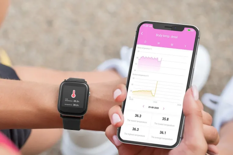 Technaxx® präsentiert zwei neue Smart Wearables: Smartwatch und Tracker mit digitaler Temperaturmessung Bild: Technaxx® präsentiert zwei neue Smart Wearables: Smartwatch und Tracker mit digitaler Temperaturmessung