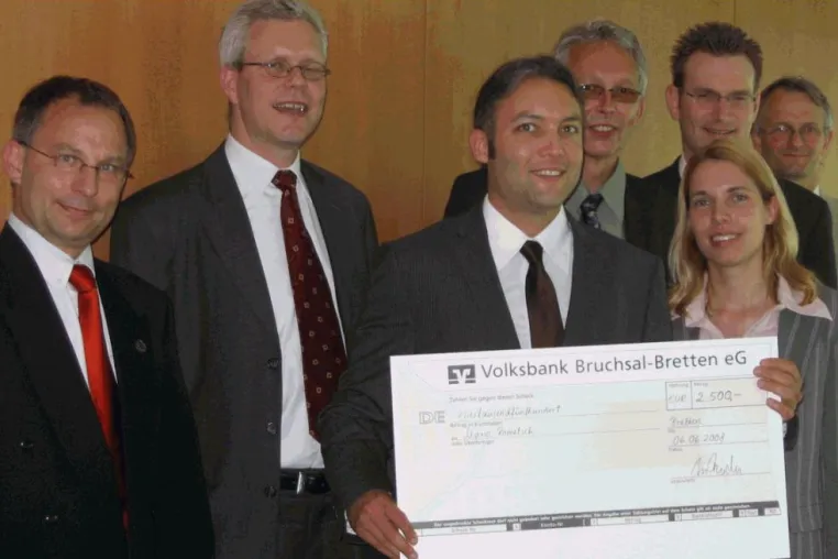 Bild: GILLARDON-Förderpreis an Stipendiat der Universität Ulm verliehen