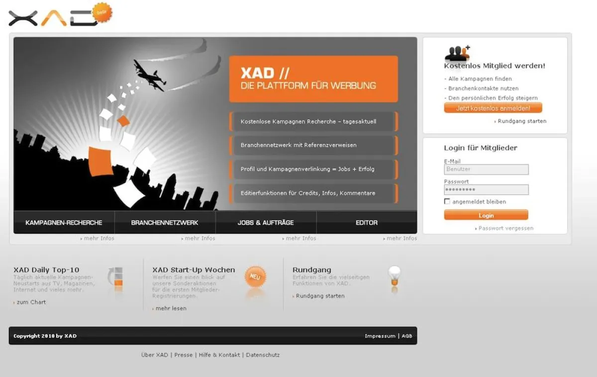 XAD - das erste Kampagenorientierte Netzwerk für die Werbe- und Kommunikationsbranche