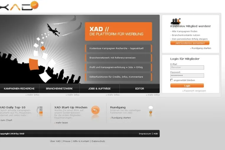 XAD geht an den Start Bild: XAD geht an den Start