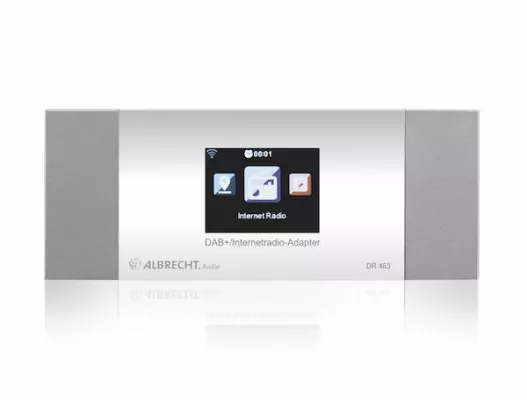 Bild: Albrecht DR 463: Neuer Internetradio/DAB+ Adapter für jede HiFi-Anlage