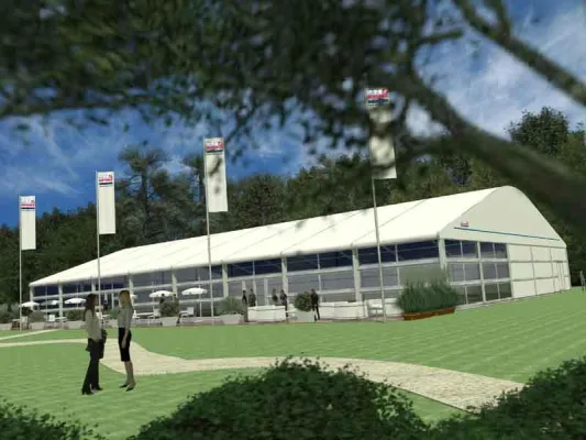 Bild: Neptunus errichtet Ausstellungshallen für Modemesse Bread & Butter