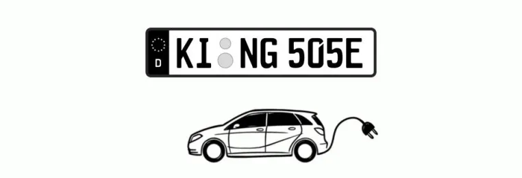 Bild: E-Kennzeichen für Elektroautos: Das musst du wissen