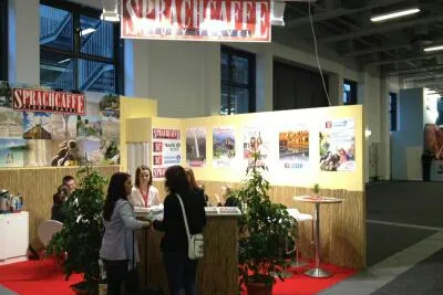 Sprachcaffe auf der ITB 2013 Bild: Sprachcaffe auf der ITB 2013