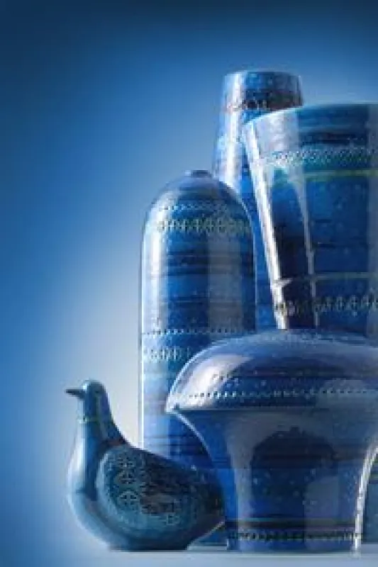 Echte Keramikkunst aus Italien - Rimini Blue von Aldo Londi