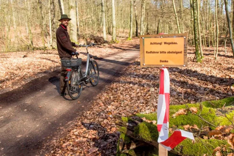 Bild: Nationalparkamt Müritz saniert Radwanderweg zum Weltnaturerbe