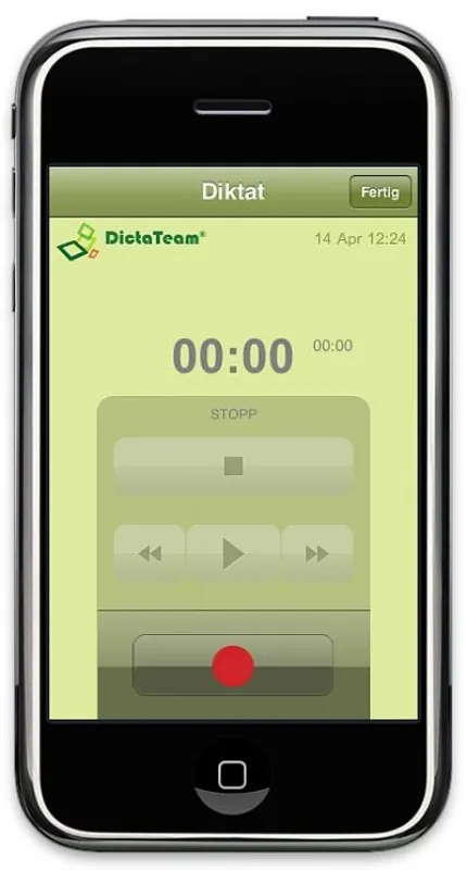 dictate on demand mobile für das Apple iPhone