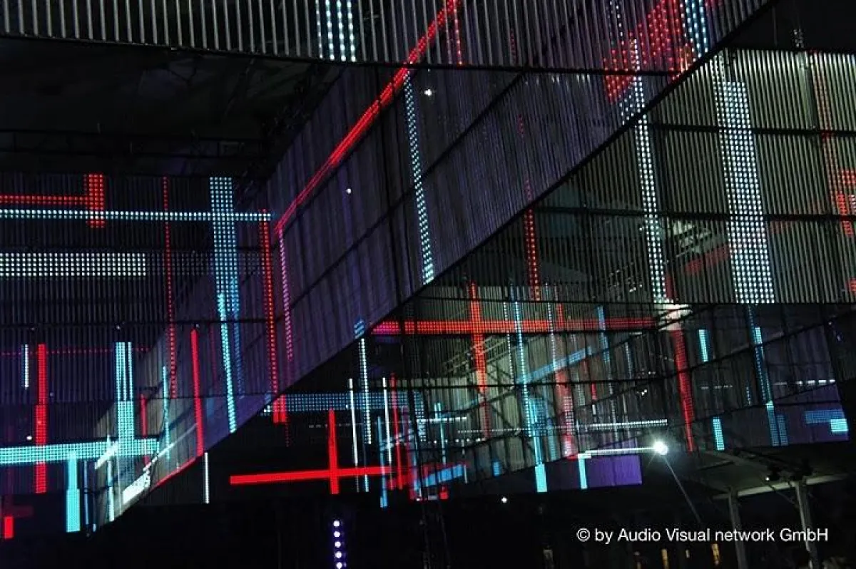 Audio Visual Network - Lichtkunst beim Coachella Festival