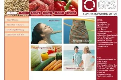 Bild: Gesund leben mit Hilfe von GRS – neue Homepage ist online