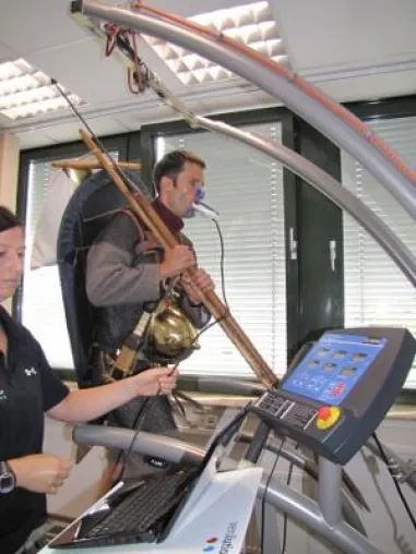 Ein Legionär auf dem Laufband Bild: Ein Legionär auf dem Laufband