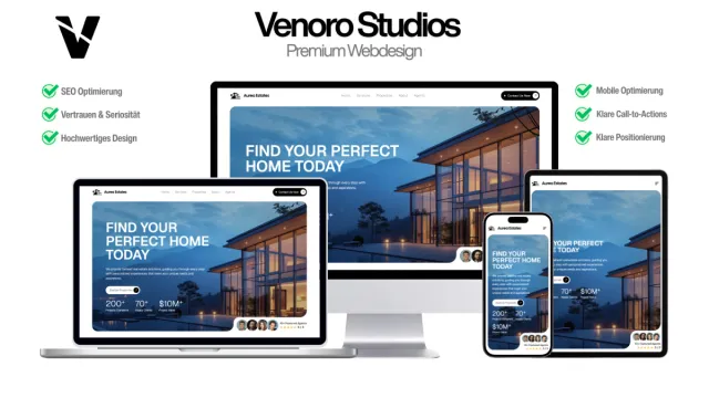 Bild: Venoro Studios denkt Websites neu: sichtbar, strukturiert, ergebnisorientiert