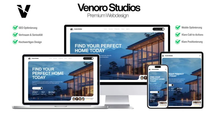 Bild: Venoro Studios denkt Websites neu: sichtbar, strukturiert, ergebnisorientiert