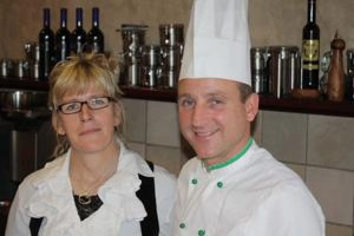 Rose Beisel mit Haubenkoch Raimund Pammer