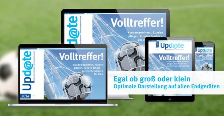 Bild: Volltreffer: Upd@te über Kundenservice im Alltag und in der Arena