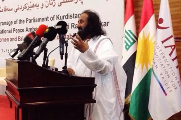 Sri Sri Ravi Shankar wirbt auf 2-tägiger Irakreise für den Frieden Bild: Sri Sri Ravi Shankar wirbt auf 2-tägiger Irakreise für den Frieden