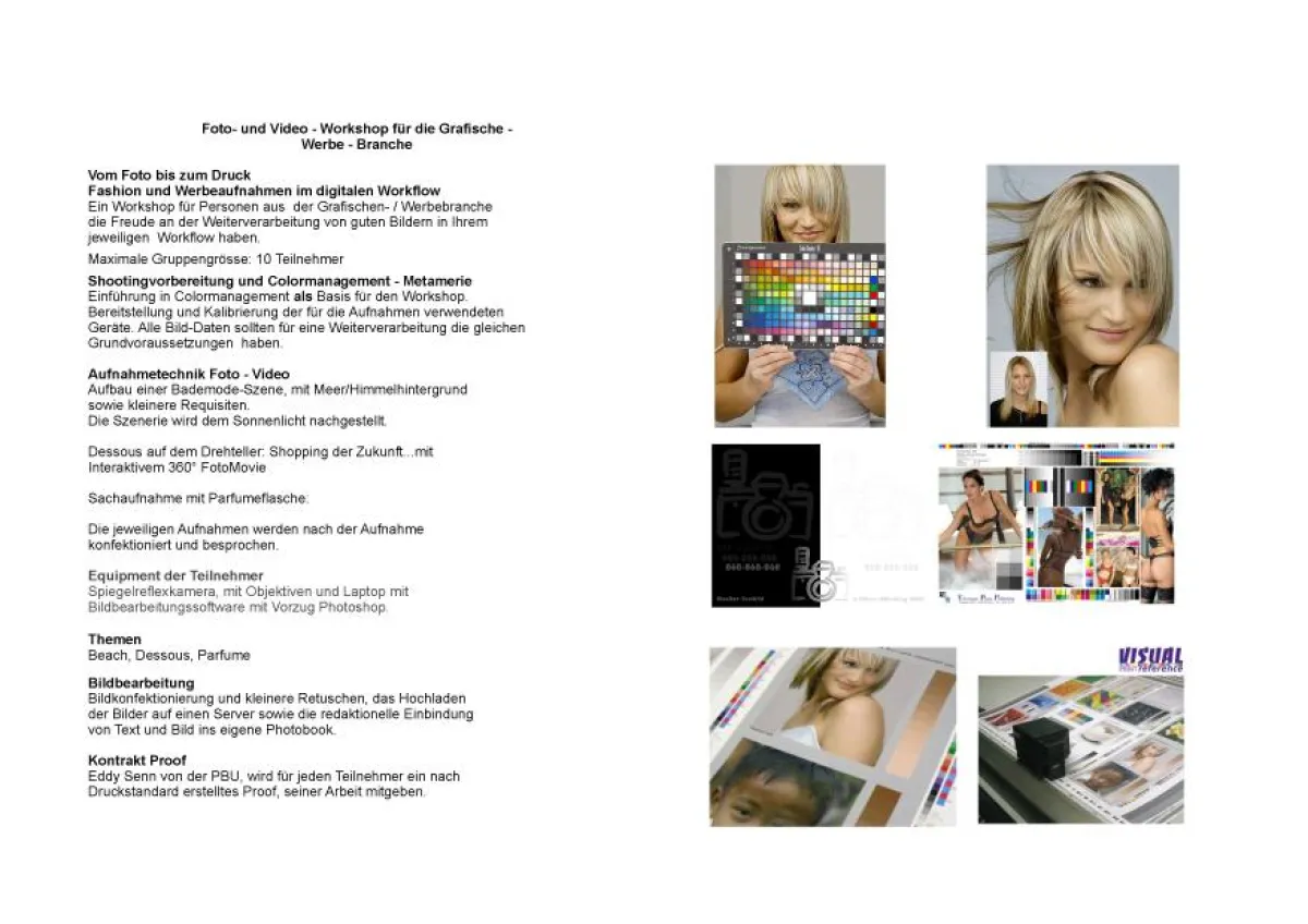 EPP Workshop für Werber und das Grafische Gewerbe