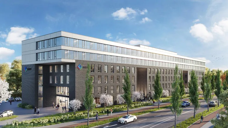 Bild: Europazentrale des Monitorherstellers EIZO bezieht 2020 Büro-Neubau im Nordpark