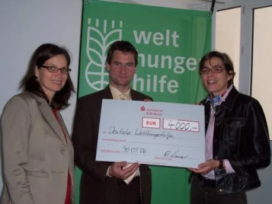 Bild: Sammelaktion erbrachte 4000 Euro für die Deutsche Welthungerhilfe