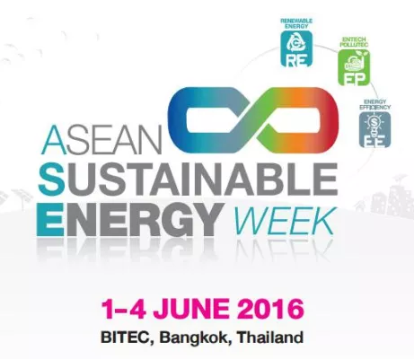 BANGKOK: ASEAN SUSTAINABLE ENERGY WEEK 2016 Bild: BANGKOK: ASEAN SUSTAINABLE ENERGY WEEK 2016