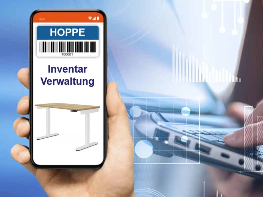 Digitale Inventarverwaltung als zentrale Inventardatenbank für alle Assets (Büromöbel, IT, Geräte) (© Hoppe Unternehmensberatung GmbH)