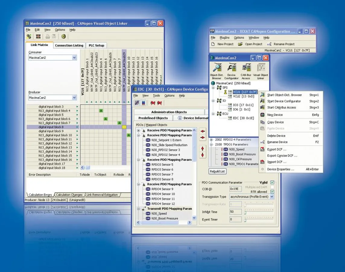 Konfigurationstool für CANopen Geräte und Systeme