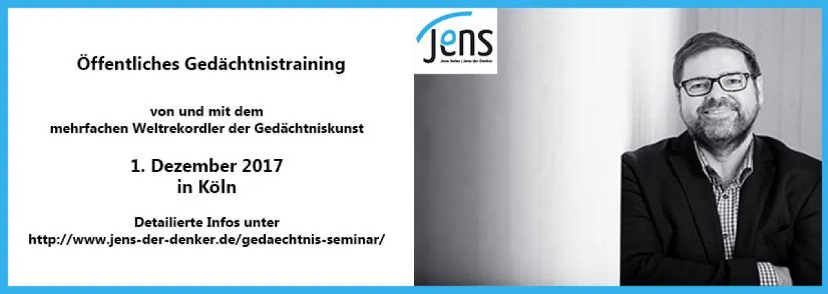 Gedächtnistraining am 1. Dezember in Köln