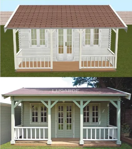 Bild: Neu: 3D-Konfigurator für Gartenhäuser, Blockhäuser und Überdachungen