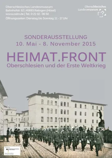 "HEIMAT.FRONT" - neue Ausstellung zum Ersten Weltkrieg ab 10. Mai in Ratingen Bild: "HEIMAT.FRONT" - neue Ausstellung zum Ersten Weltkrieg ab 10. Mai in Ratingen