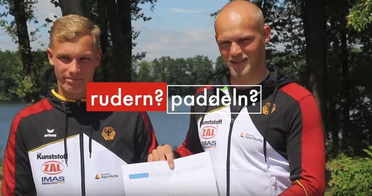 Bild: Kanu vs Rudern - Die neue Video-Clip-Serie mit der deutschen Kanu-Rennsport-Nationalmannschaft.