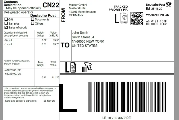 Bild: HissenIT veröffentlicht KMU-Software für das einfache Erwerben von Versandlabels der Warenpost International