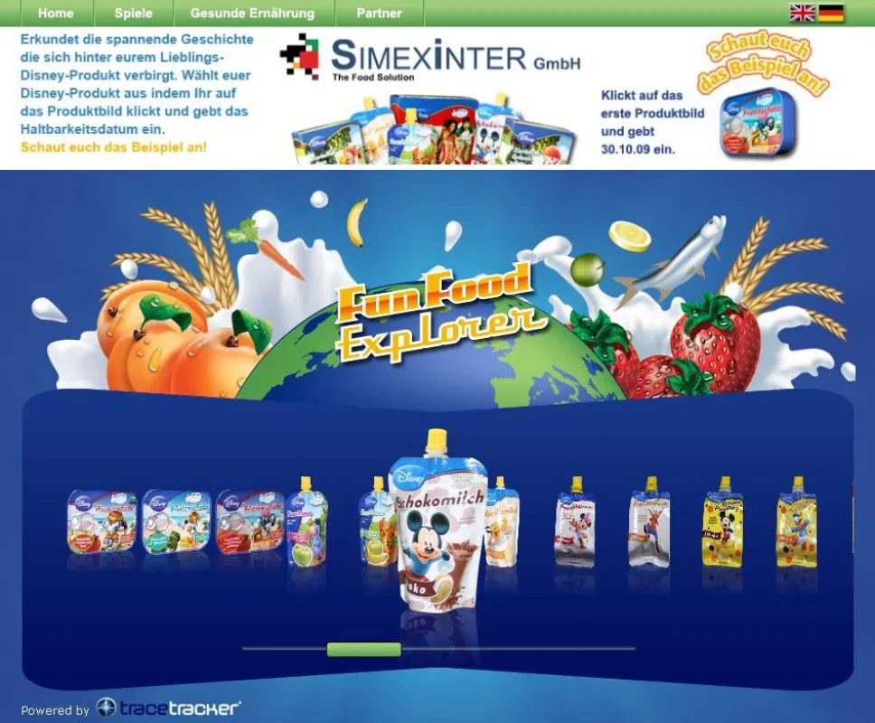 Rückverfolgbarkeit online unter www.kids-funfood.com