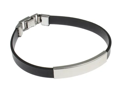 Modische Unisex Armbänder aus hautfreundlichem Silikon und Edelstahl Bild: Modische Unisex Armbänder aus hautfreundlichem Silikon und Edelstahl