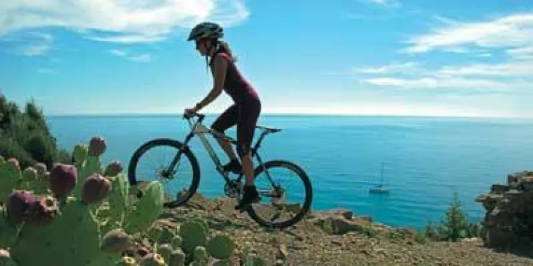Bild: Mountainbiking im italienischen Puntala Camping Resort