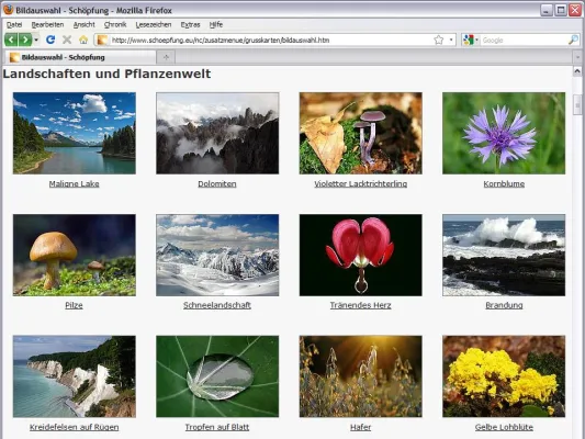 Bild: E-Cards mit außergewöhnlichen Naturmotiven für Individualisten