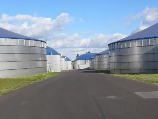 Bild: Baustart des WELTEC-Biogasparks in Arneburg