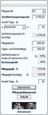 Bild: Aktualisiert 2010: Pflegegeld berechnen bei Kombinationspflege nullbarriere Pflegerechner