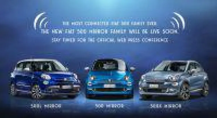 Bild: Jetzt im Stream: Web-Pressekonferenz zu Fiat 500 Mirror Sondermodellen