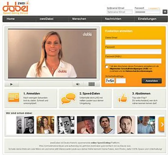 zweiDabei revolutioniert Online Dating Bild: zweiDabei revolutioniert Online Dating