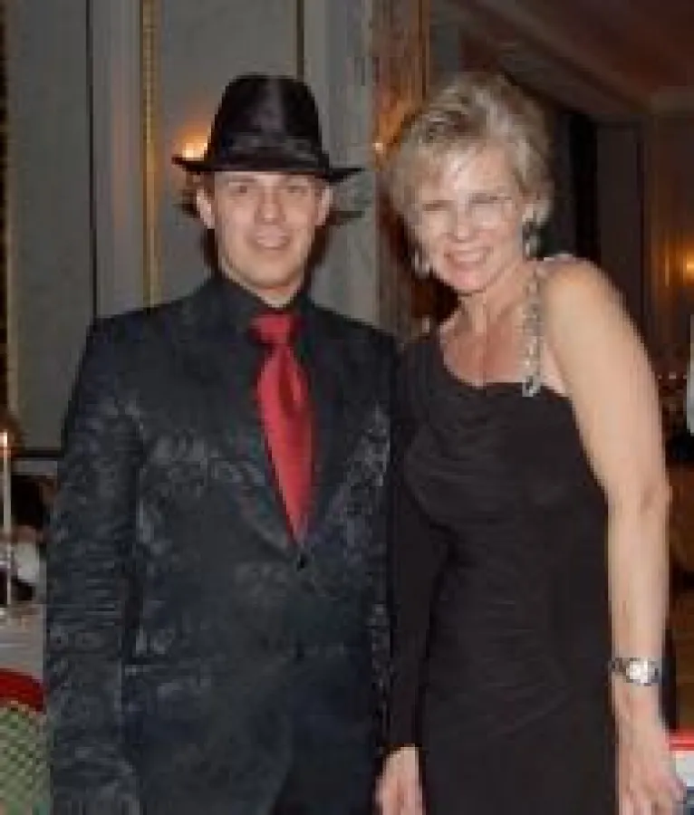 Danilo Galke und Organisatorin des Abends Frau Zierer