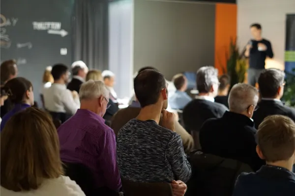 Bild: Showtime der Startups beim BadenCampus Demo Day