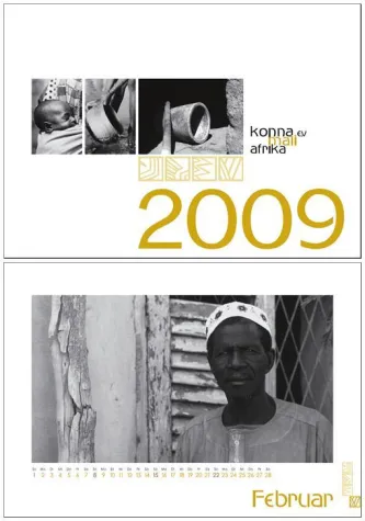 Bild: Ansprechendes Firmengeschenk mit sozialer Verantwortung - Kalender zeigt die Gesichter Malis