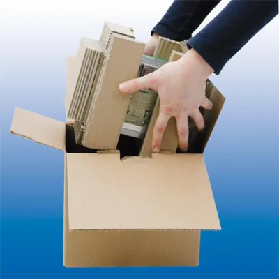 Konstruktivverpackungen mit Wellpapppolstern - sicher, kostengünstig und umweltfreundlich Bild: Konstruktivverpackungen mit Wellpapppolstern - sicher, kostengünstig und umweltfreundlich