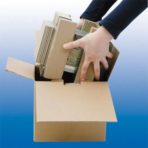 Bild: Konstruktivverpackungen mit Wellpapppolstern - sicher, kostengünstig und umweltfreundlich