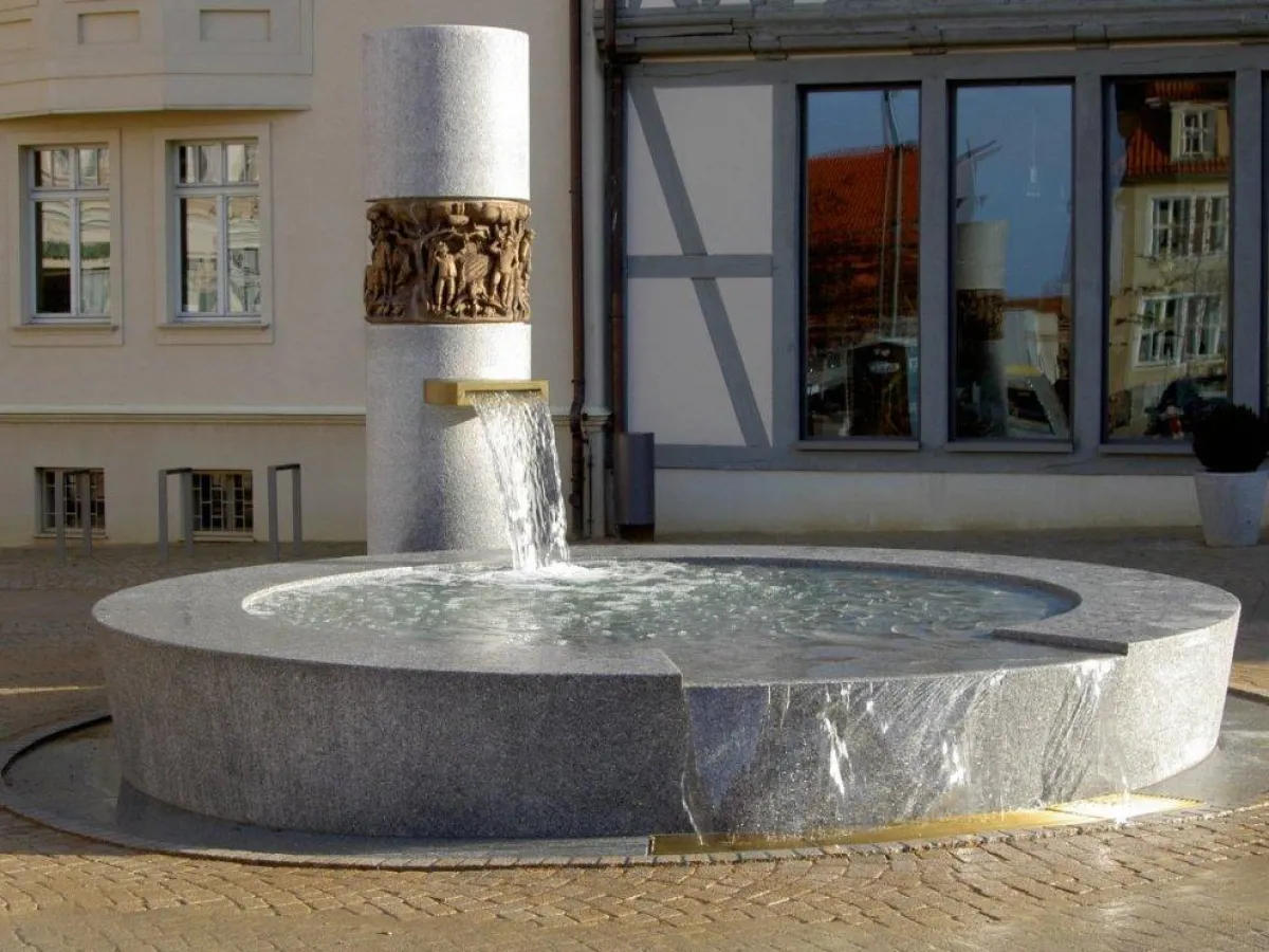 Brunnenanlage auf dem Marktplatz in Haldensleben