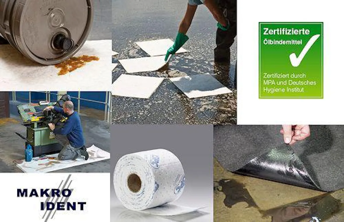 Ölbindemittel: Hochsaugfähige Rollen und Wischtuchrollen
