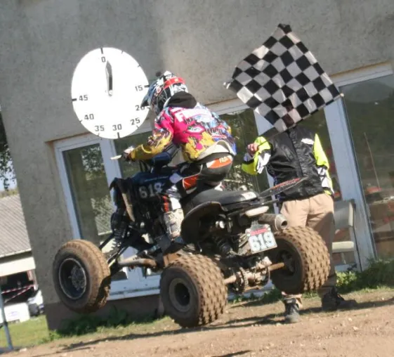 Platz 8 beim Saisonfinale zur Deutschen Meisterschaft im Quadcross für Dominik Färber Bild: Platz 8 beim Saisonfinale zur Deutschen Meisterschaft im Quadcross für Dominik Färber
