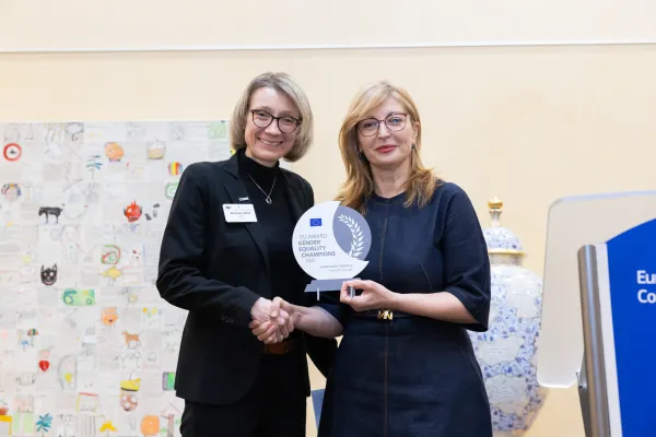 Bild: EU Award „Gender Equality Champion“ für die Universität