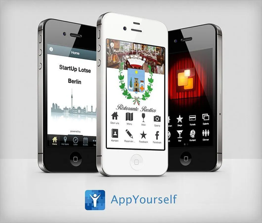 Kunden-Apps aus dem Baukastensystem von AppYourself